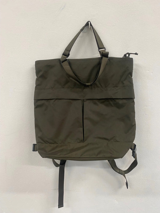 Fabulous Uniqlo Utility laptop Backpack One size Olive green KN474
