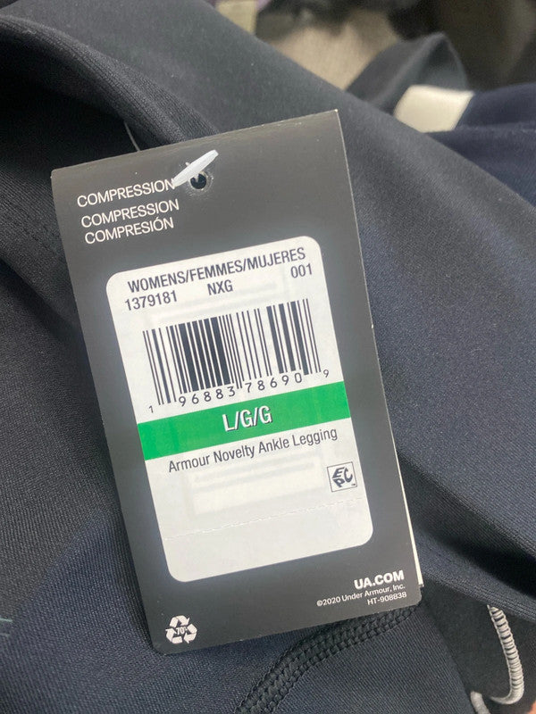 Fabulous Ladies gym Underarmour  Novelty Ankle leggings UkL CS476