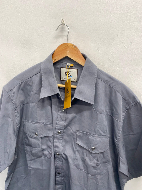 Classic men’s coevals club grey shirt new UK XL CS476