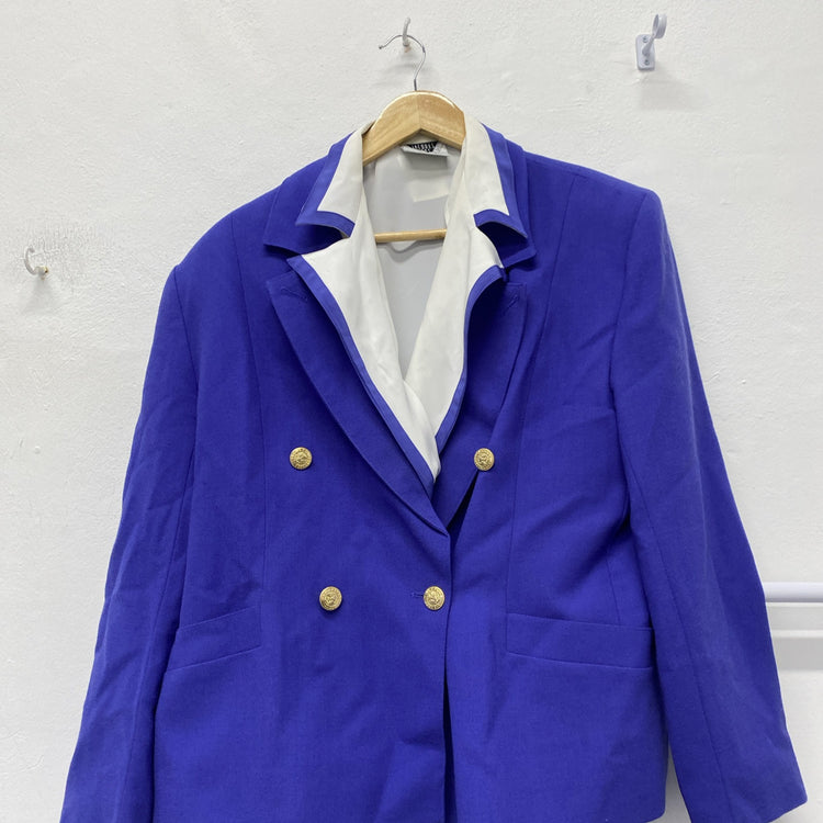 Vintage Jacques Vert 1980’s Fabulous purple Occasion Event Outfit uk14/16 IZ001