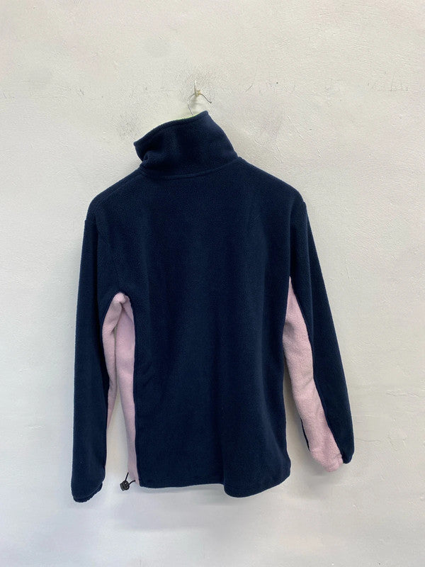 Lovely mardy bum navy pink fleece UK M GJ001