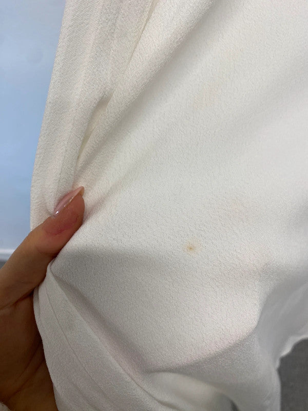 Stunning jarlo white lace detail maxi dress UK 14 GJ001