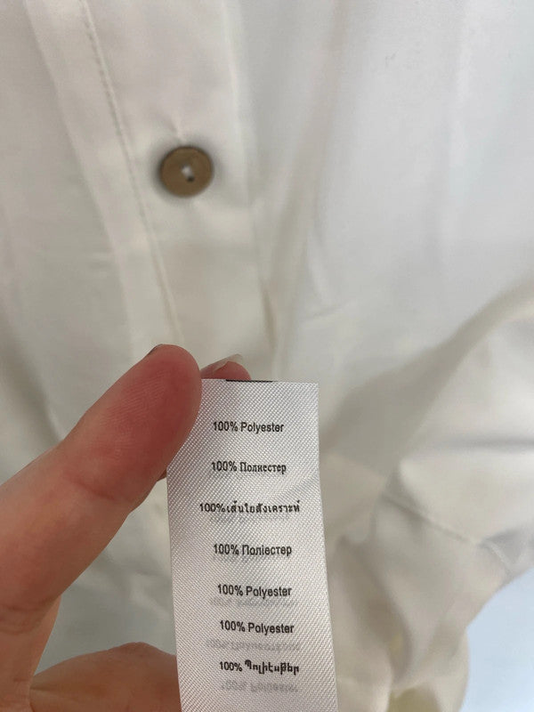 Cameo Rose Elegant Ivory Belted Blouse UK 10 MB001