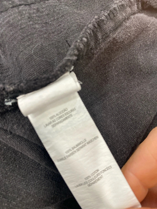 Fabulous Black charoacl cord pinafore Mini dress Primark Uk12 MA003