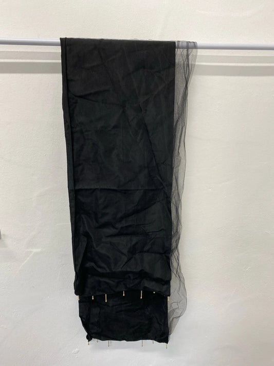 Fabulous Formal evening shawl tulle & tassels NC001