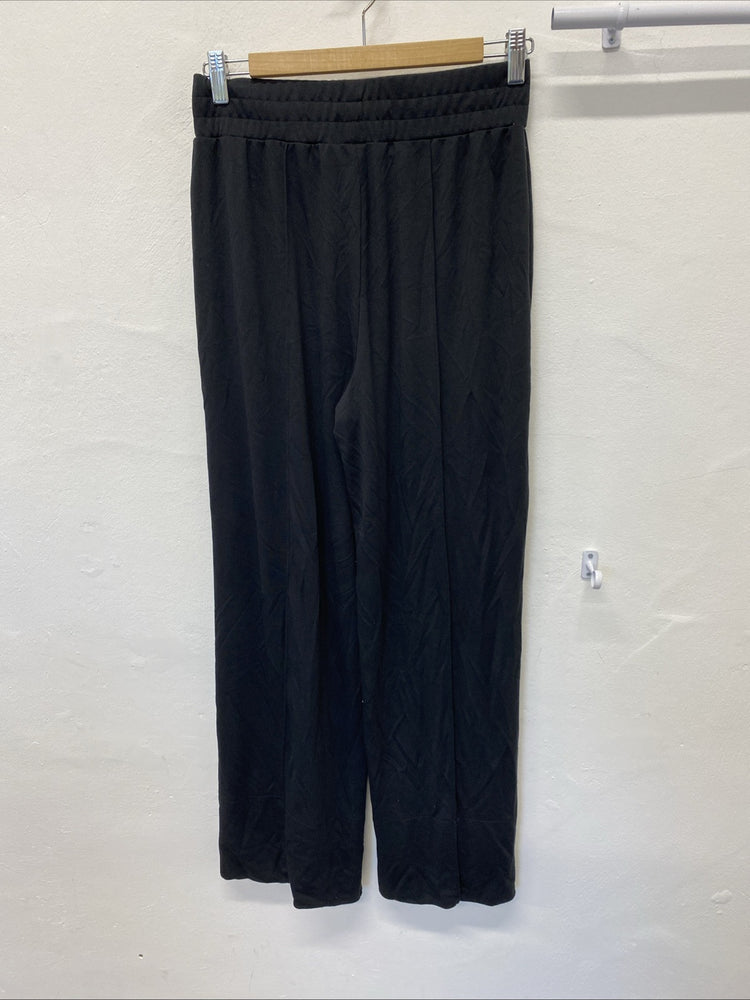 Sweaty Betty London wide leg trousers UkS Black Recycled Polyester EC001