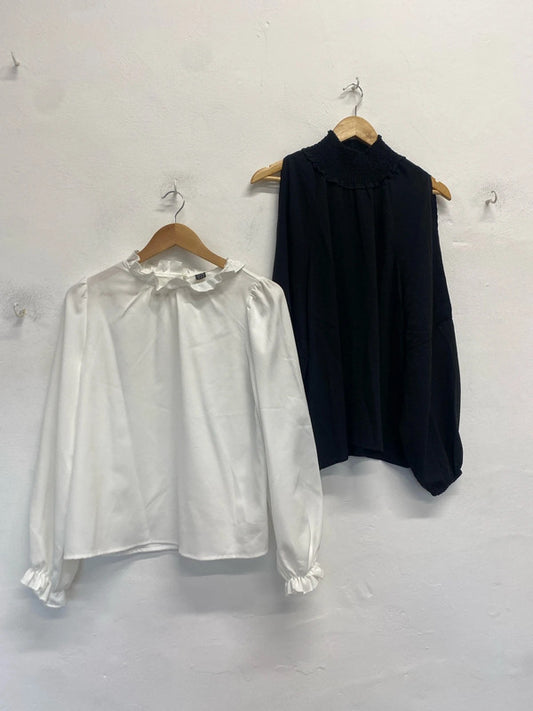 Fab duo of Tops high neck loose fit Shein UkM/L #10 SG090