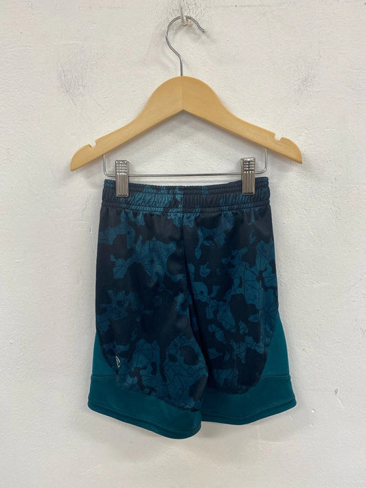 Champion Sporty Boys Green Black Running Shorts 4-5 Years MS002