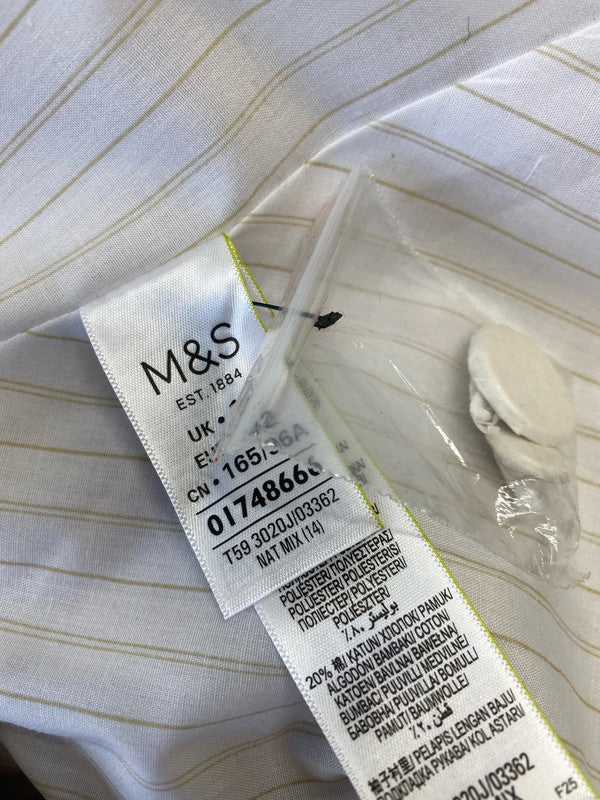 Fabulous New twill cream blazer dress Uk14 MW001