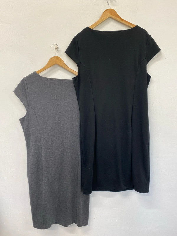 Fabulous Duo of George basic work dress Uk20 formal #53 NC001