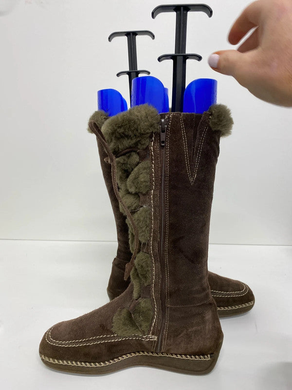 Fabulous Next suede and fleece winter boots Uk4 brown KM004