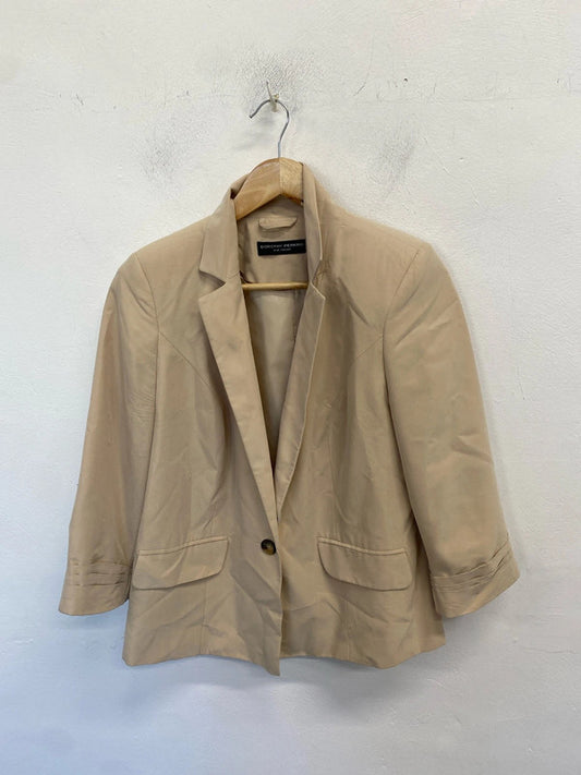 Lovely Dorothy Perkins beige blazer UK 12 AO001