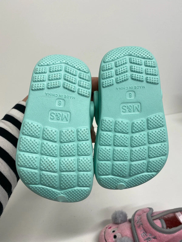 Fab duo of Girls slippers size 6 M&S pink #12 LN001