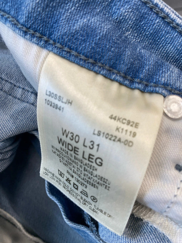Fabulous Lee wide cropped leg jeans ladies W30 L27  KA001