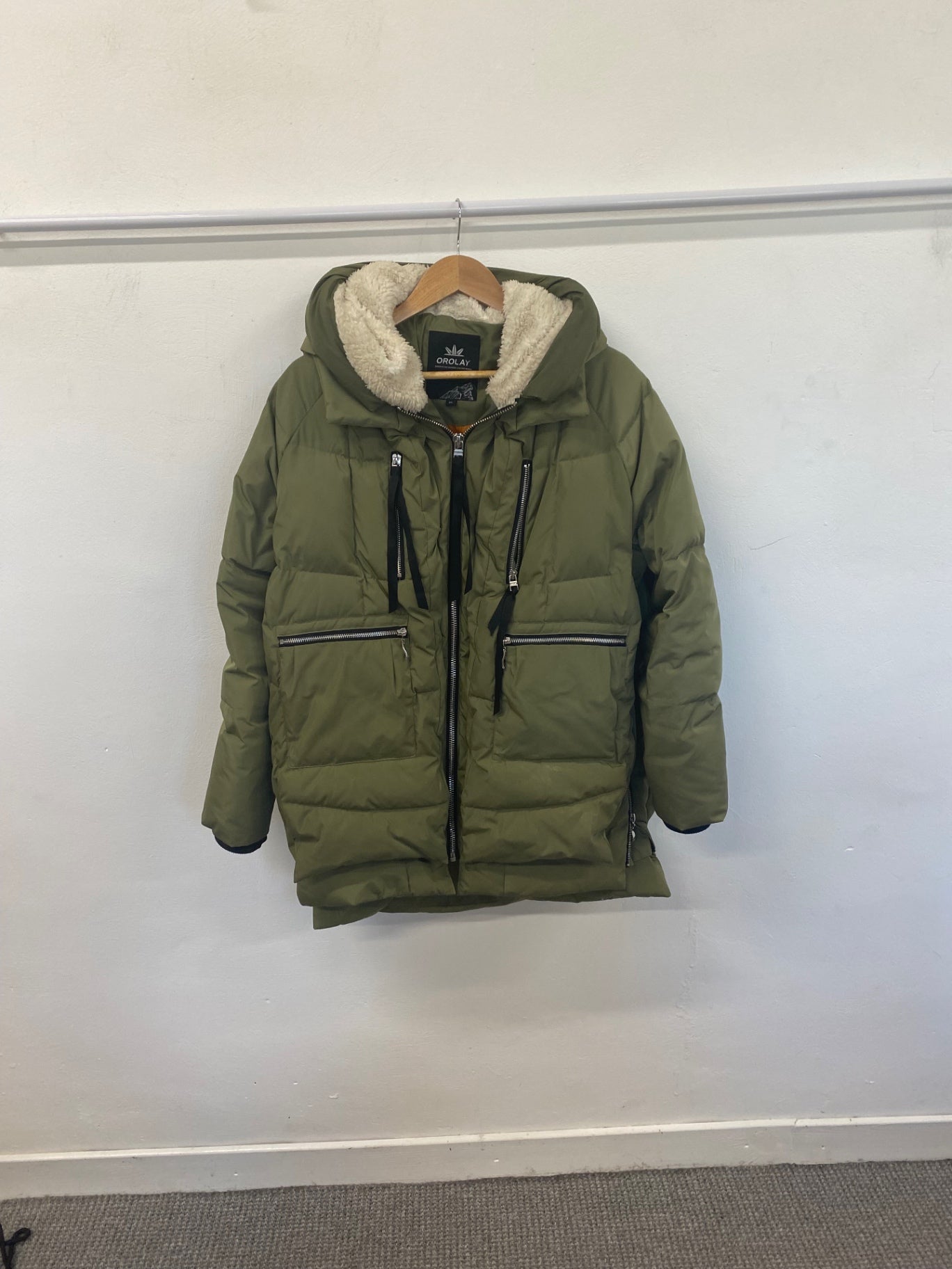 Fabulous Orolay Puffer Jacket XL Olive Green