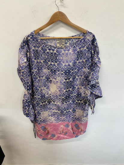 Fabulous Baum und Pferdgarten Blouse 14 Blue and Pink Mediterranean DM002