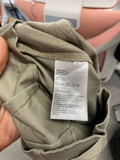 Fabulous H&M Paper bag Trousers 16 Khaki DM002
