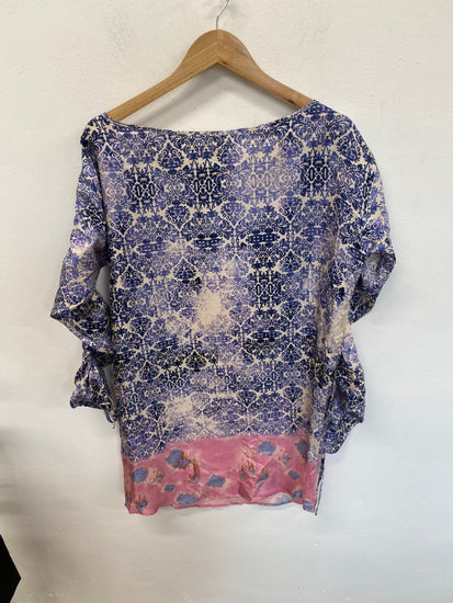 Fabulous Baum und Pferdgarten Blouse 14 Blue and Pink Mediterranean DM002