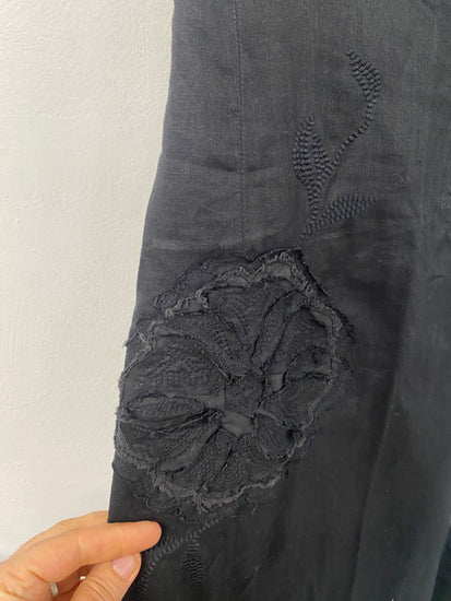 Fabulous H&M embellished Pants 12 Black DM002