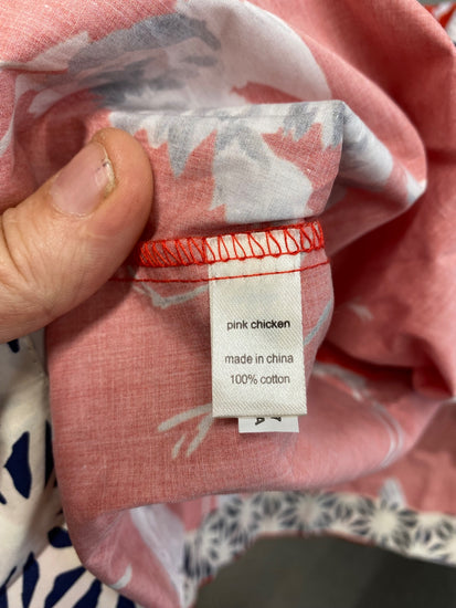 Fabulous Pink Chicken girls Dress 7 years Red DM002