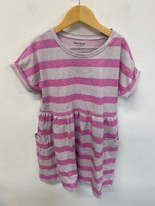 Fabulous John Lewis Girls dresses 9 years Pink stripe DM002