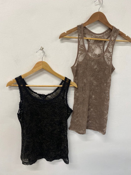 Fabulous Soma Intimates Vest duo S Black and nude #1 DM002