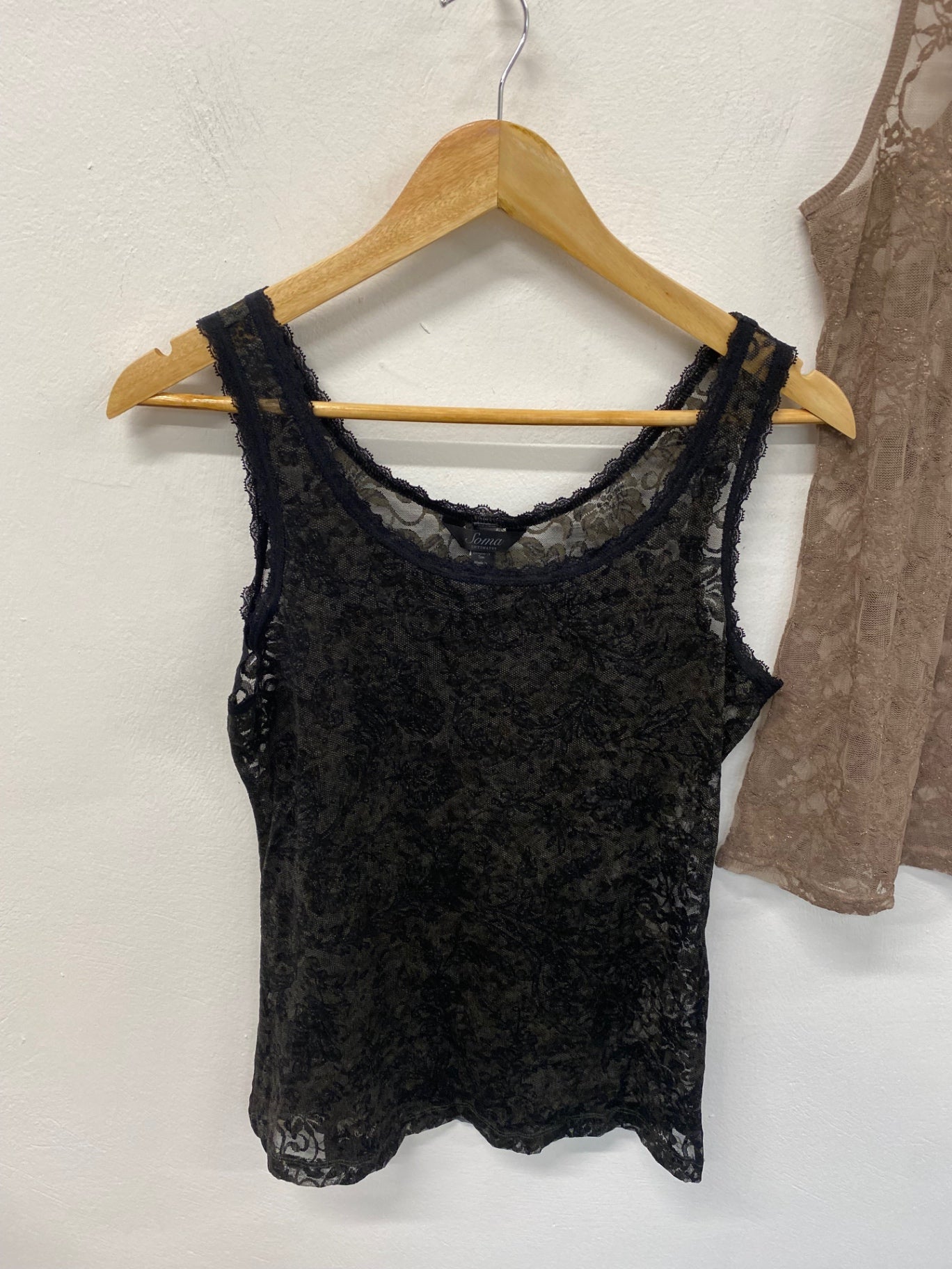 Fabulous Soma Intimates Vest duo S Black and nude #1 DM002