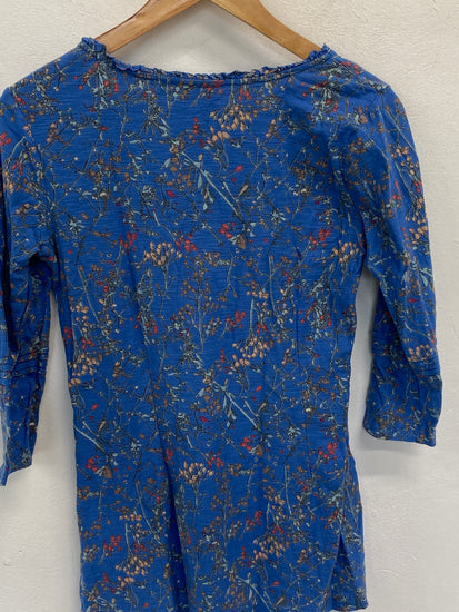 Fabulous Adini Blouse Uk xs Blue floral WLH01