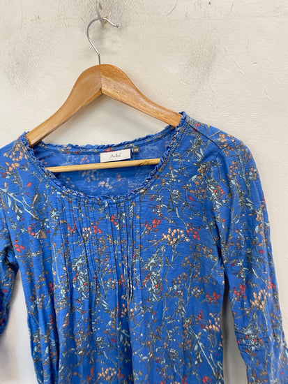 Fabulous Adini Blouse Uk xs Blue floral WLH01