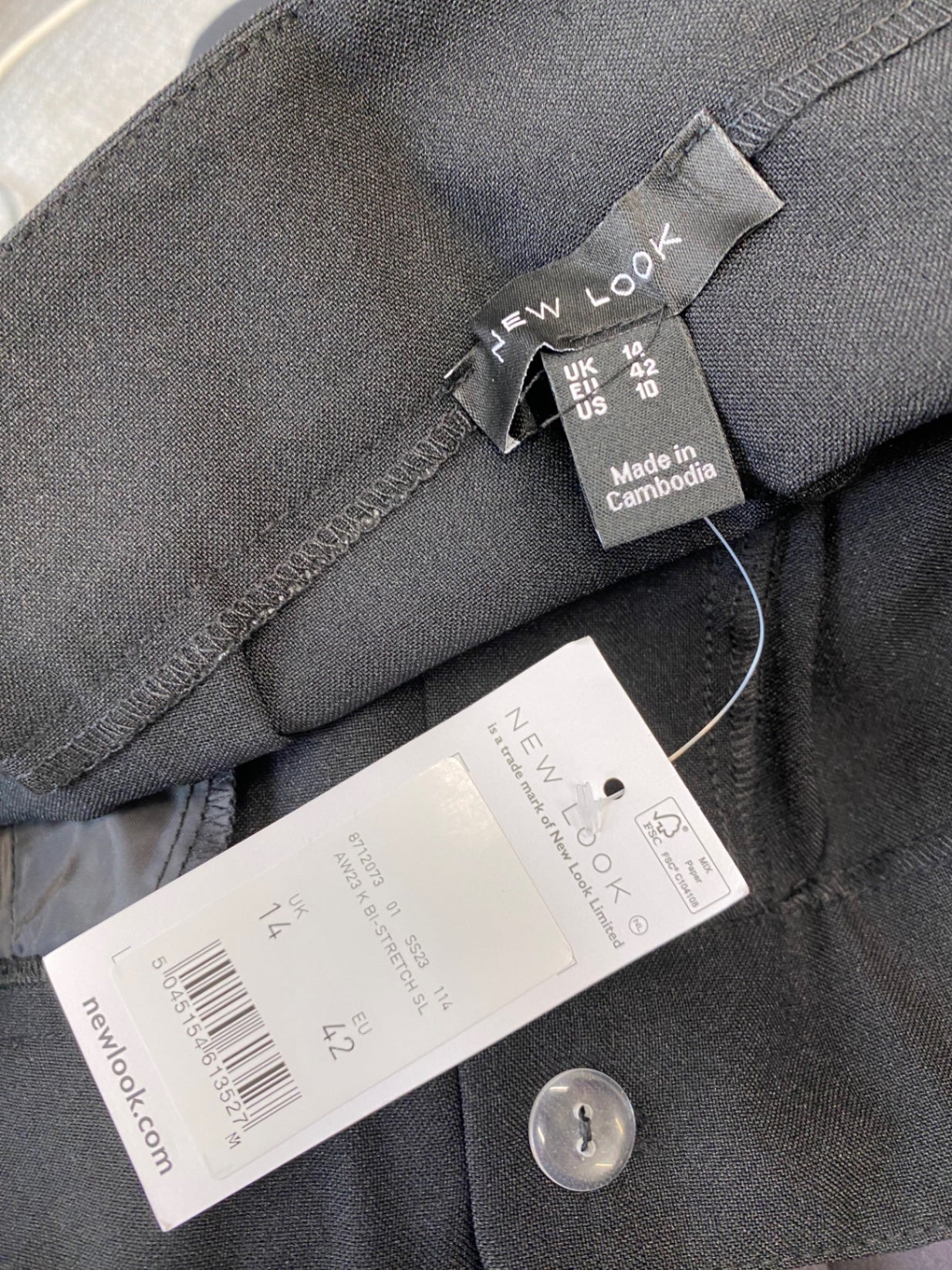 Fabulous New Look Pants UK 14 Black BNWT formal work LB001