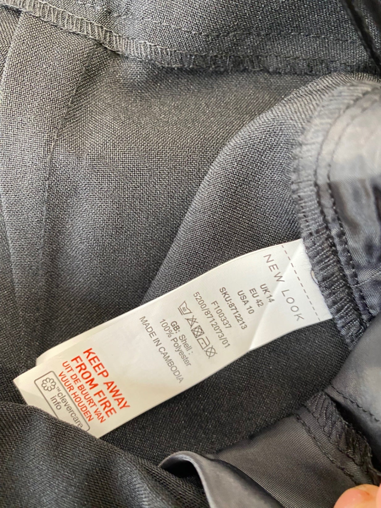 Fabulous New Look Pants UK 14 Black BNWT formal work LB001