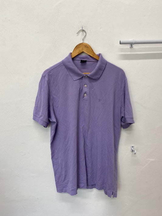 Fabulous BOSS Hugo Boss Pima cotton Polo Shirt XXL Purple KM001