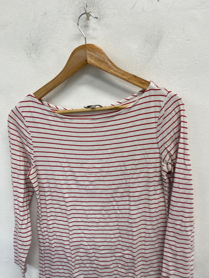 Fabulous Hobbs Top S White with Red Stripes WLH01 