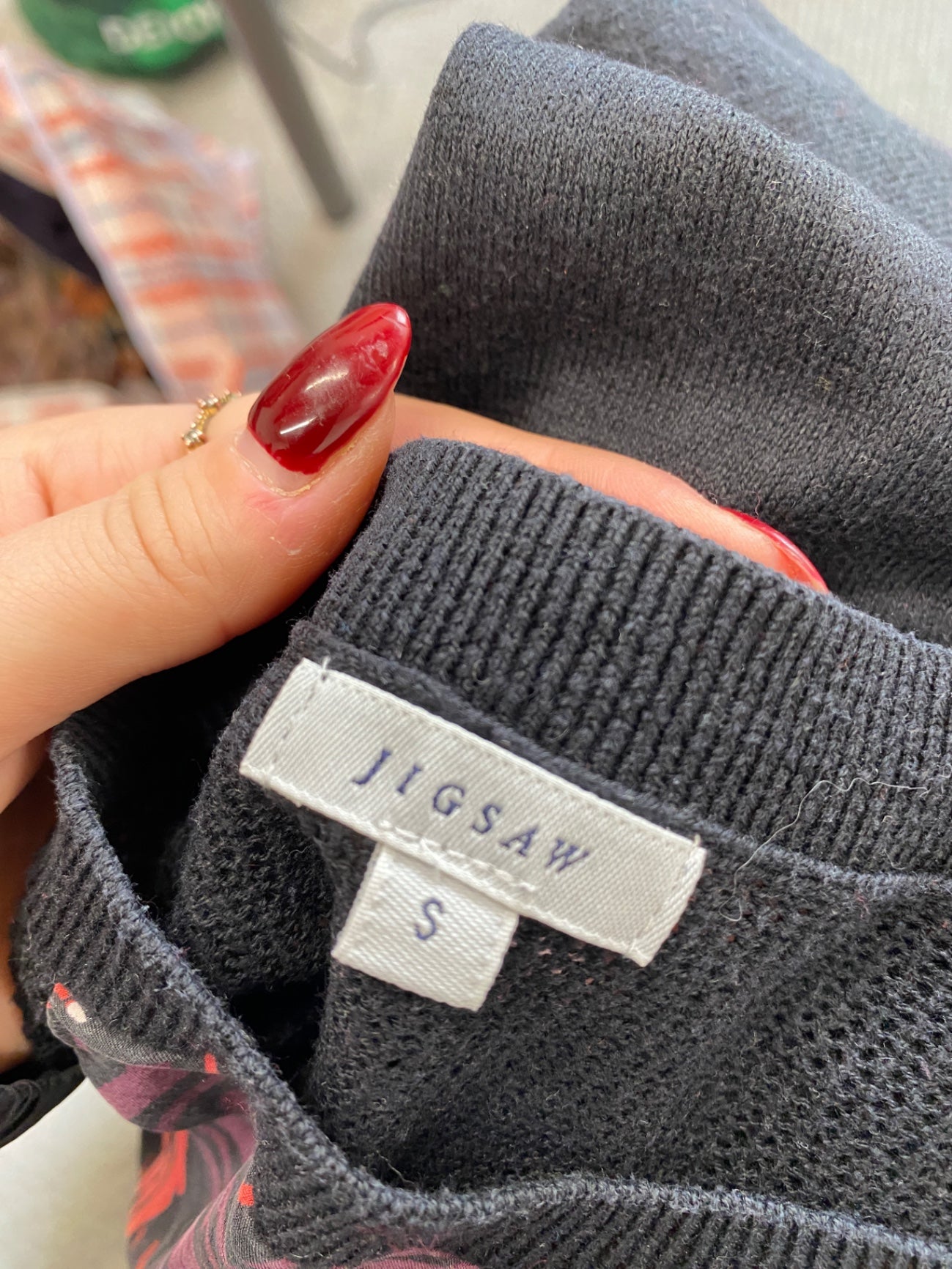 Fabulous Jigsaw T-Shirt Uk s Red/Black silk WLH01