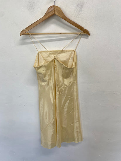 Fabulous Daniel yam Dress M Yellow summer WLH01