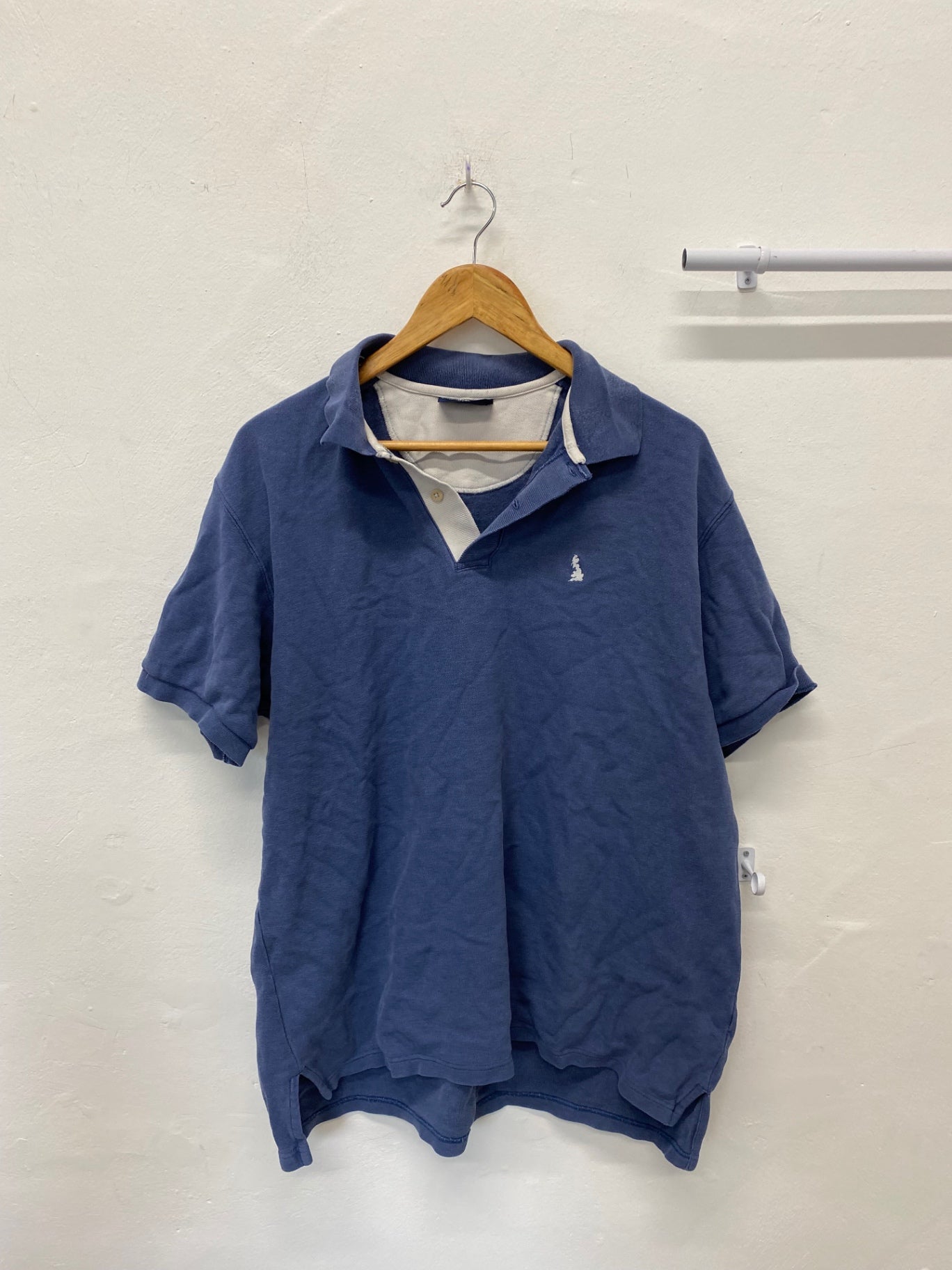 Fabulous Hackett Polo Shirt pure  cotton  XL Blue men’s KM001
