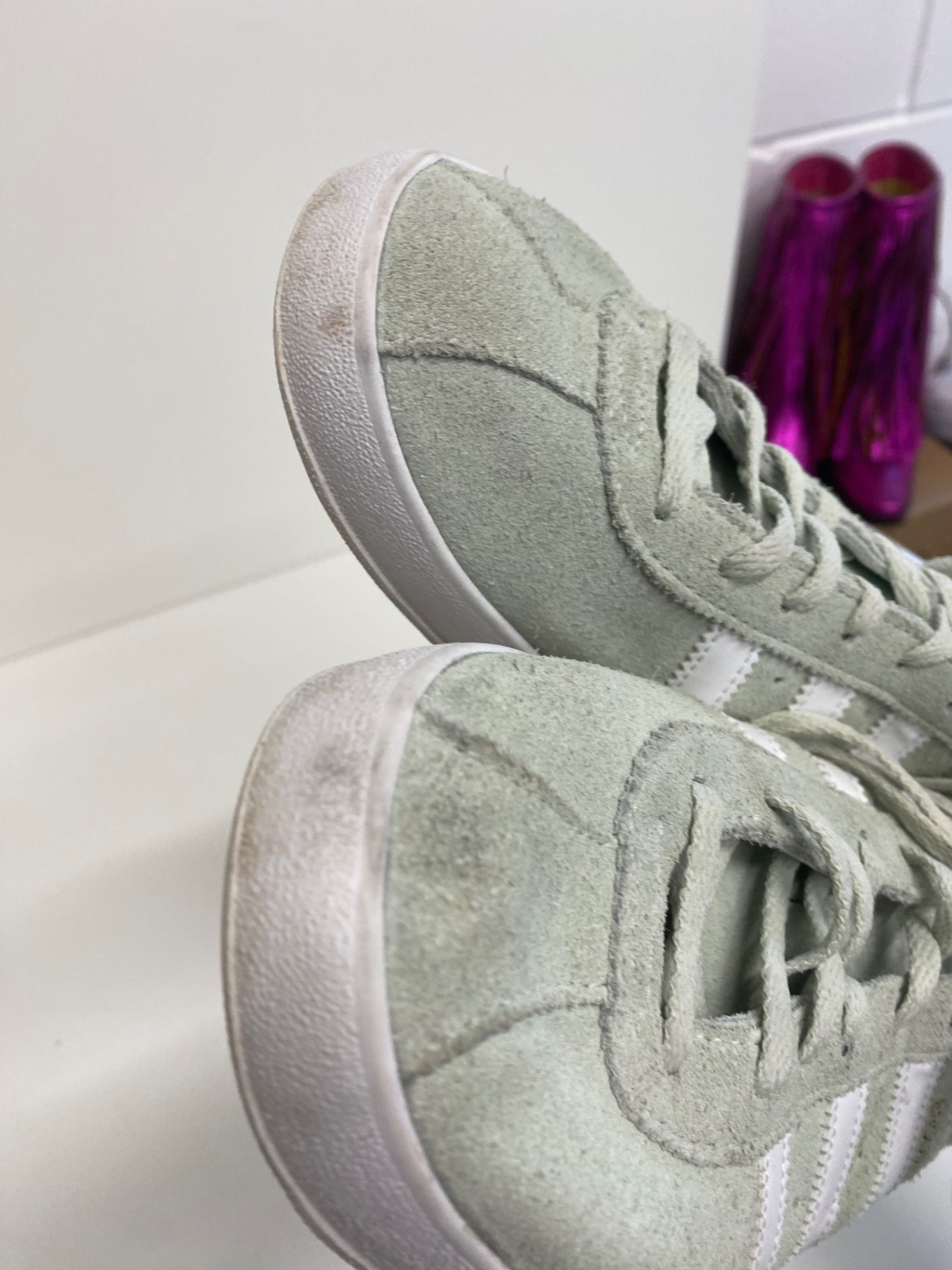 Fabulous Adidas Broomfield Sneakers UK 9 Mint Green LK006