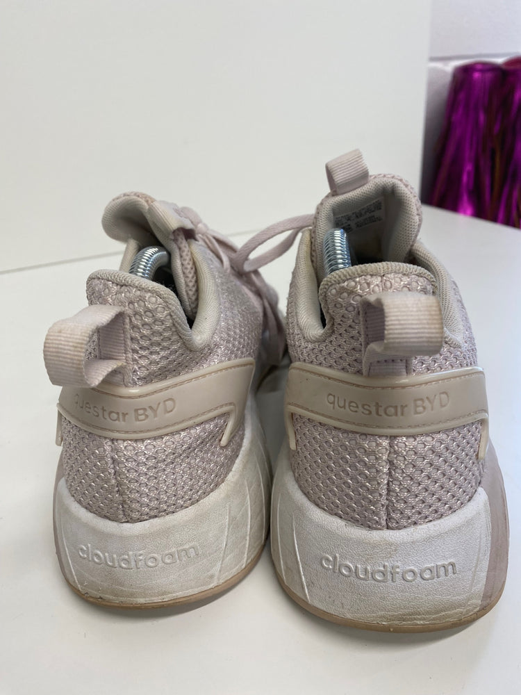 Fabulous Adidas Questar BYD Sneakers cloudfoam Orthalite UK8 Light Pink LK006