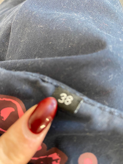 Fabulous Desigual Dress UK 10 Navy Blue designer WLH01