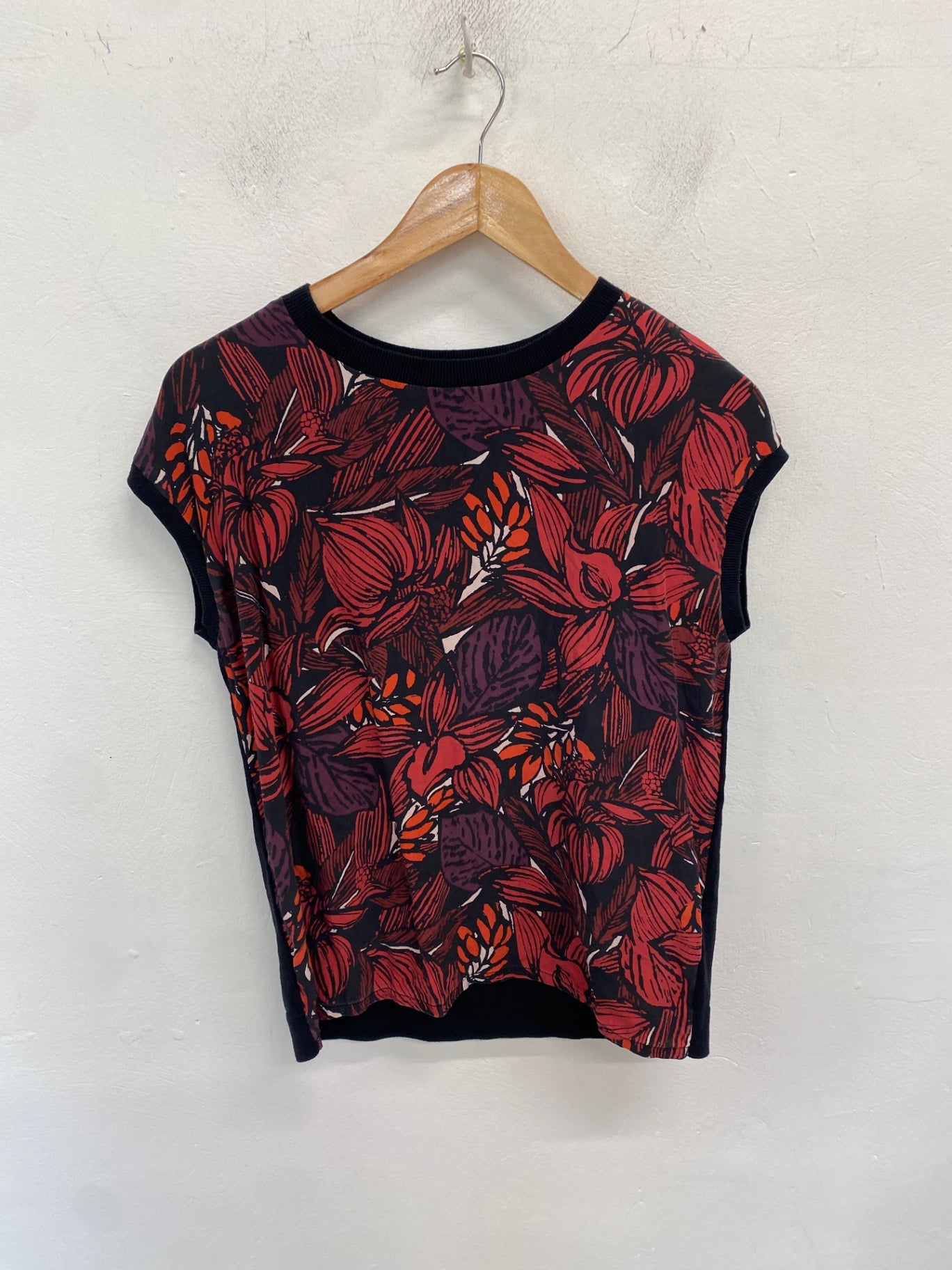 Fabulous Jigsaw T-Shirt Uk s Red/Black silk WLH01