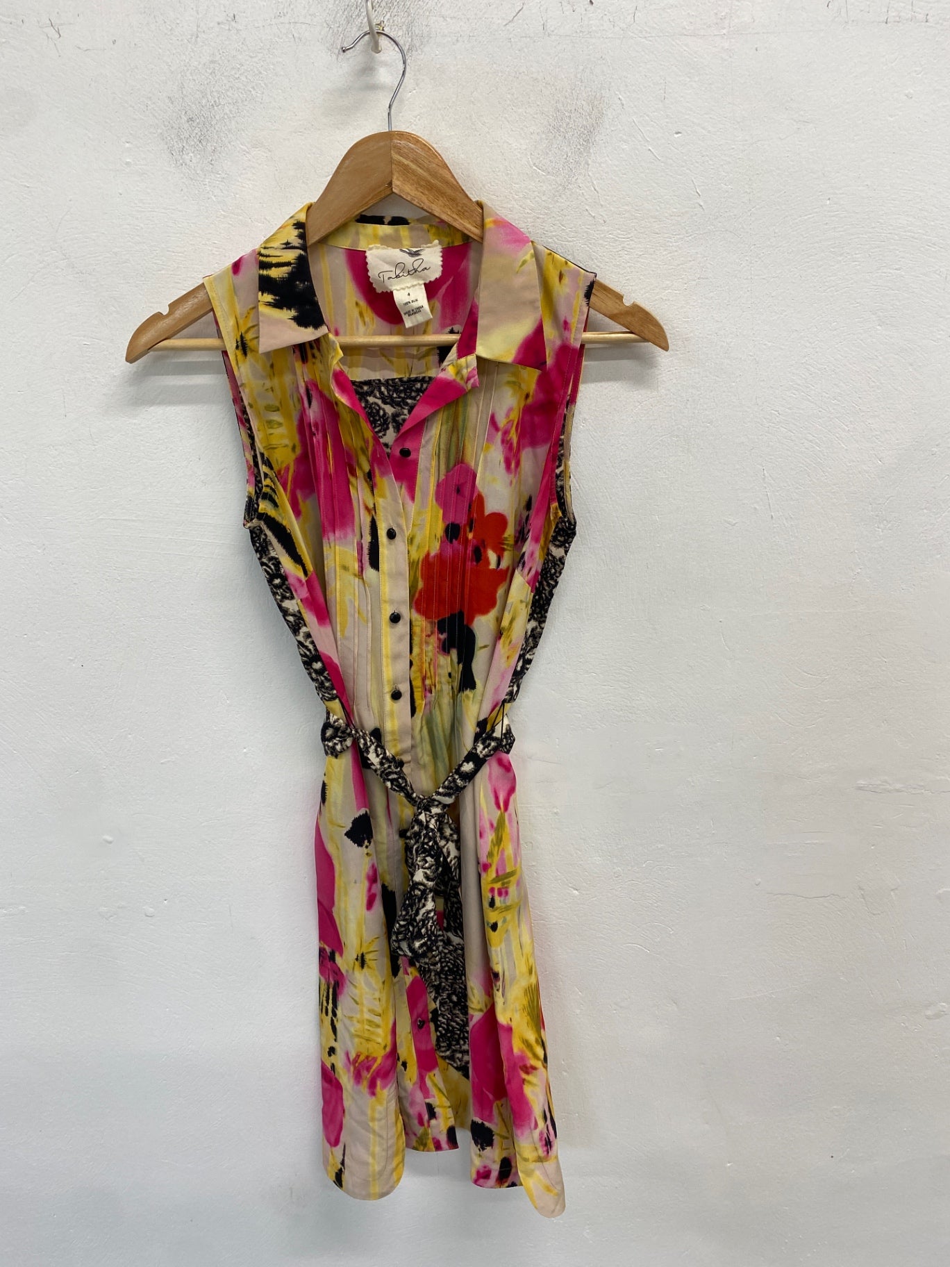 Fabulous Tabitha Dress UK 8 Multicolor summer tie waist WLH01