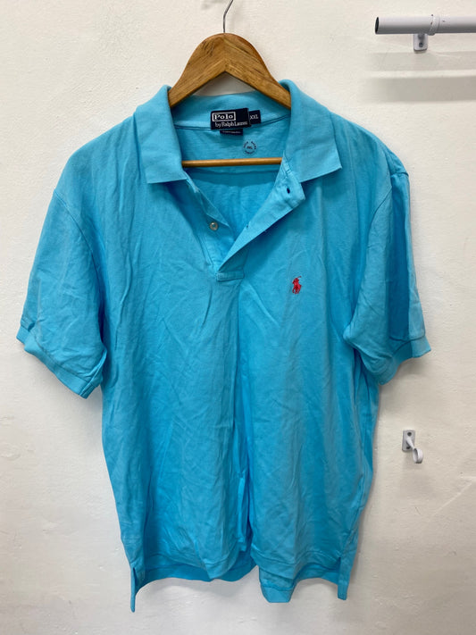 Fabulous Polo Ralph Lauren Polo Shirt XXL Light Blue KM001