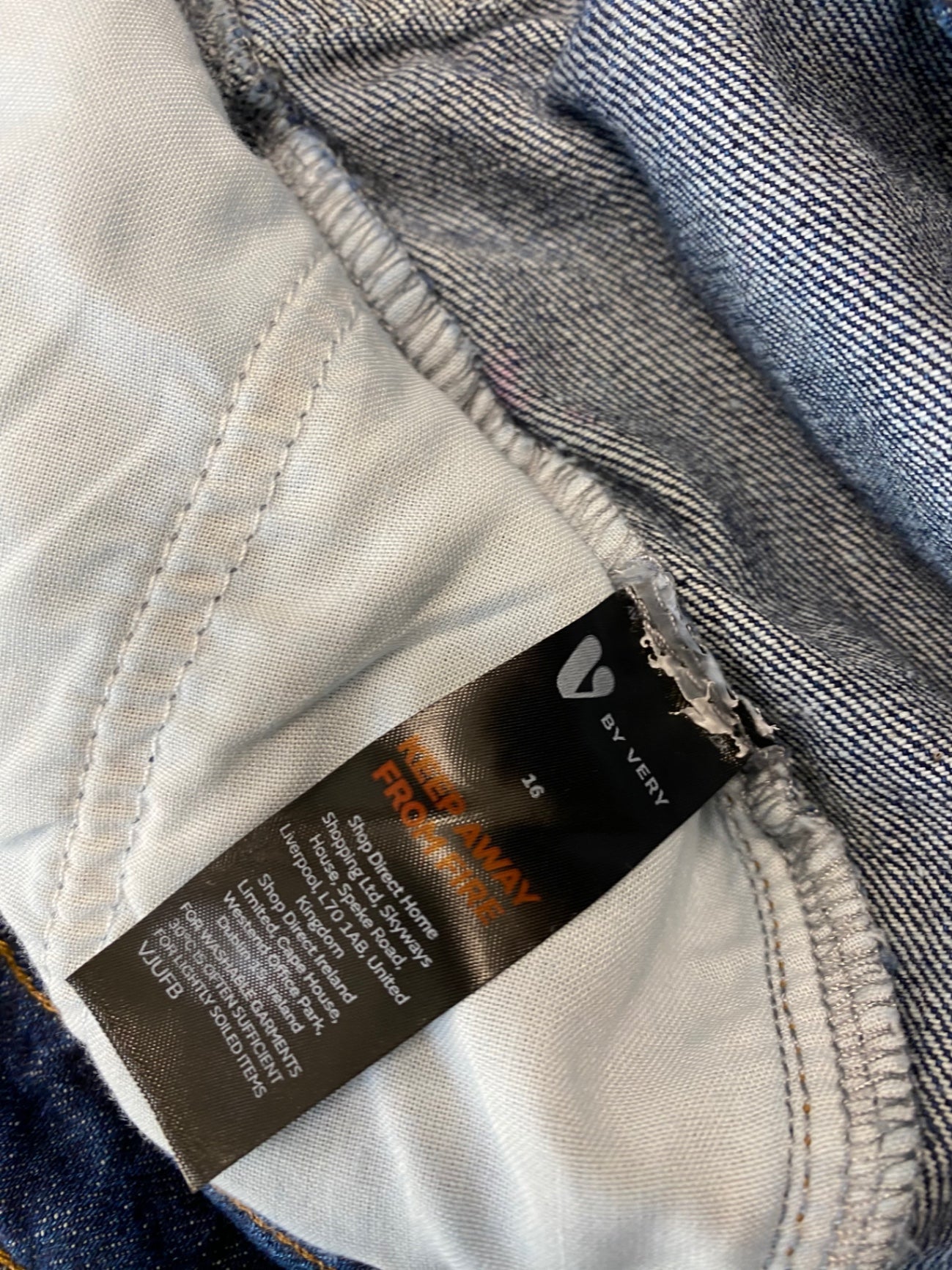 Fabulous V by Very Mini Skirt 16 Dark Blue BNWT LB001