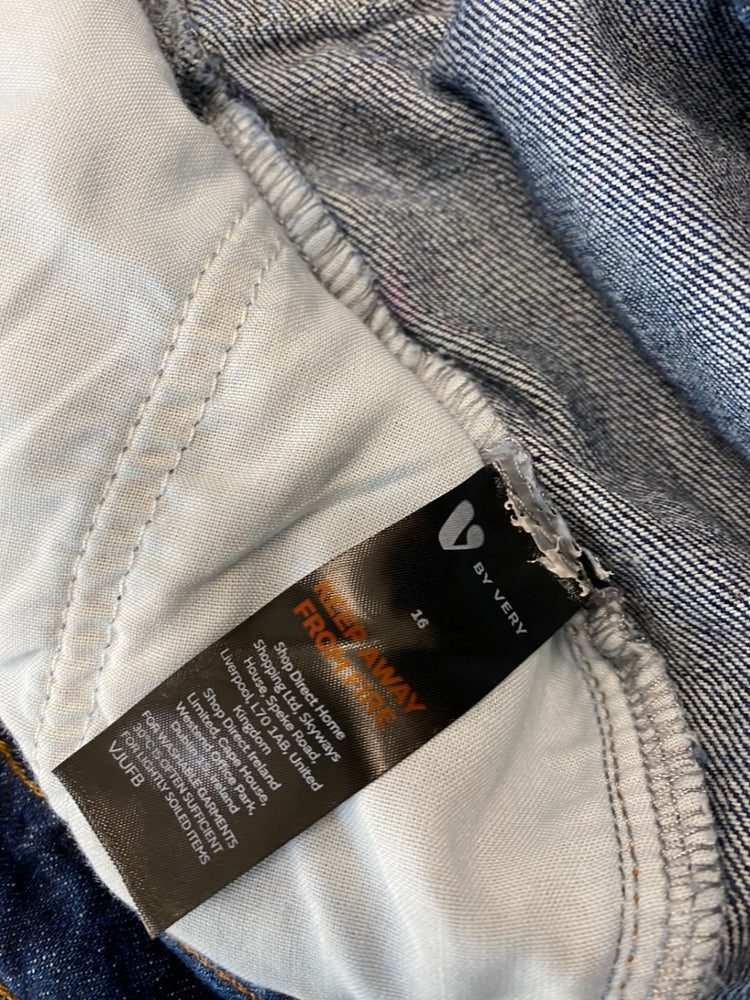 Fabulous V by Very Mini Skirt 16 Dark Blue BNWT LB001