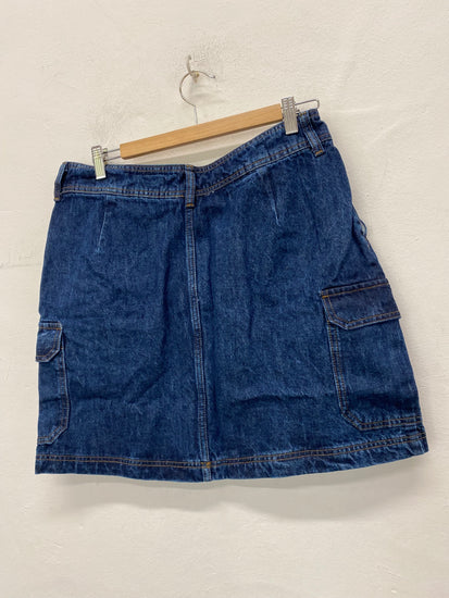 Fabulous V by Very Mini Skirt 16 Dark Blue BNWT LB001