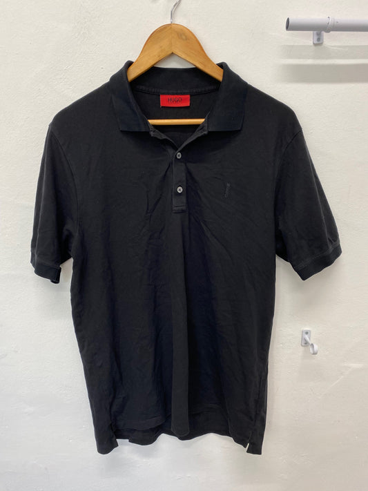 Fabulous Hugo Polo Shirt XL Black classic timeless KM001