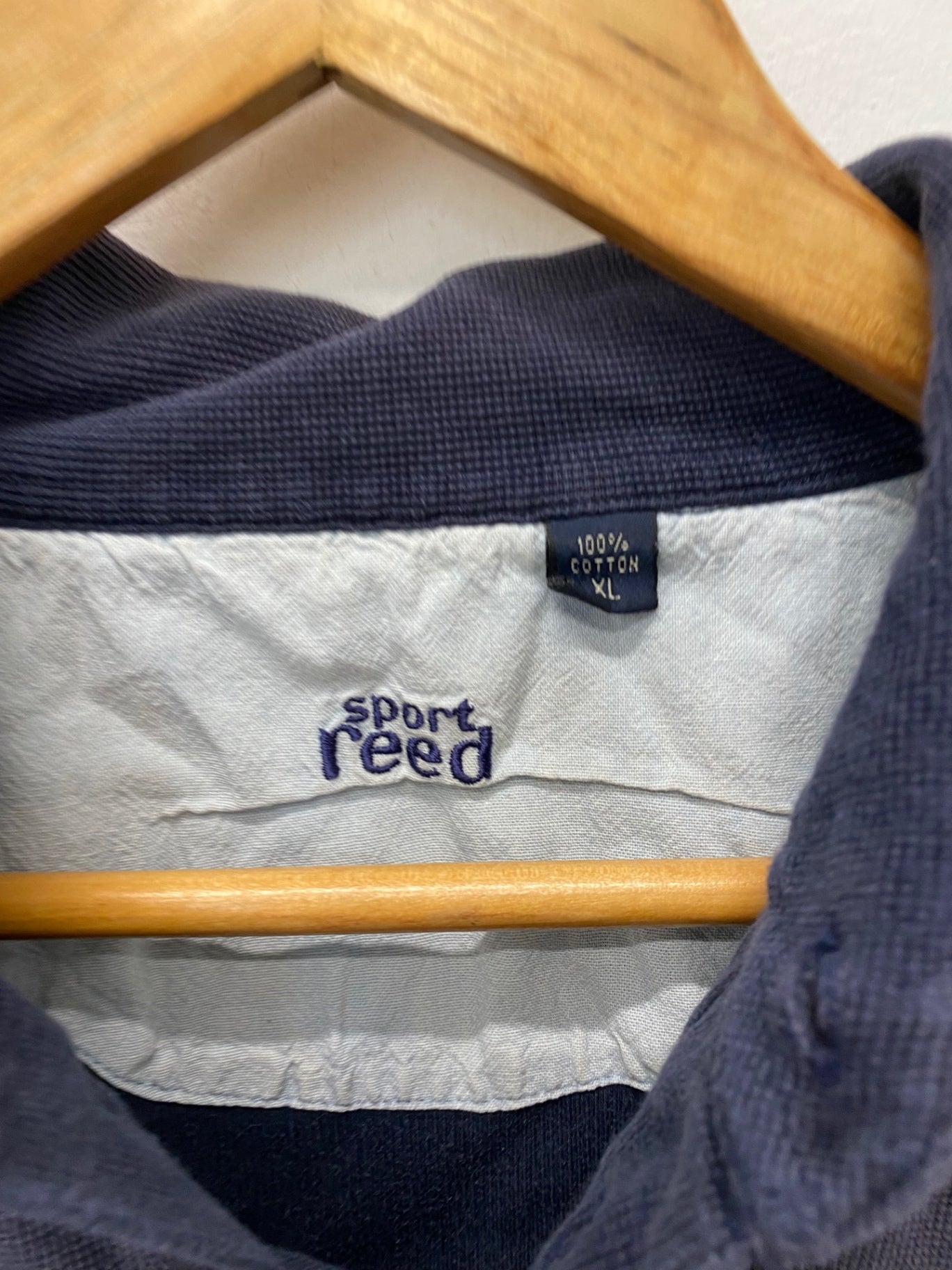 Fabulous Sport Reed Polo Shirt XL Navy Blue Golf top KM001