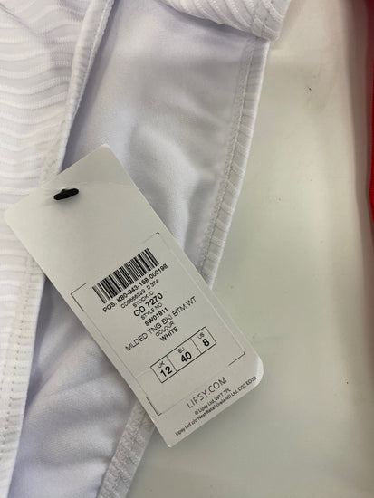 Gorgeous LIPSY Bikini Bundle uk12 Red White RG020