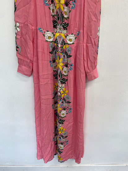 Fabulous Boden Maxi dress UK 8 Pink floral RG020