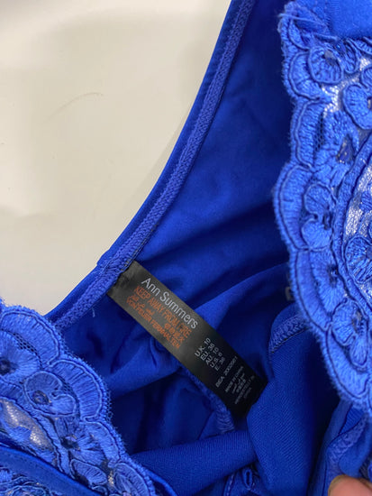 Gorgeous Ann Summers Bikini Uk10 Blue sparkle Uk32C RG020